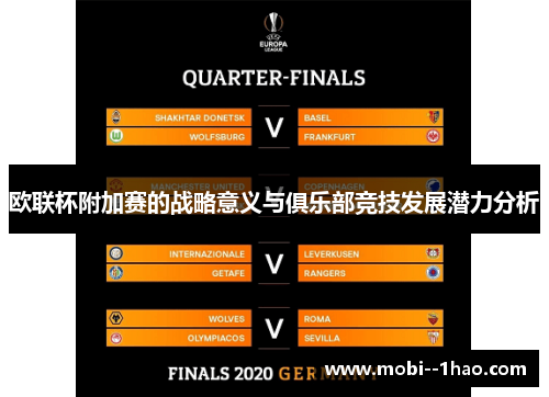 欧联杯附加赛的战略意义与俱乐部竞技发展潜力分析 欧联杯附加赛的战略意义与俱乐部竞技发展潜力分析